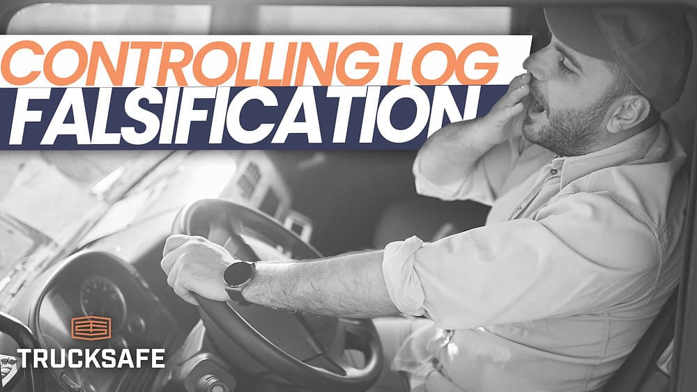 Controlling driver log falsifications