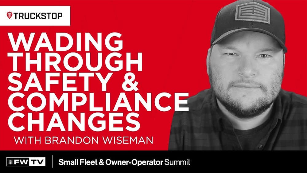 Trucksafe's Wiseman discusses rule changes at FreightWaves event
